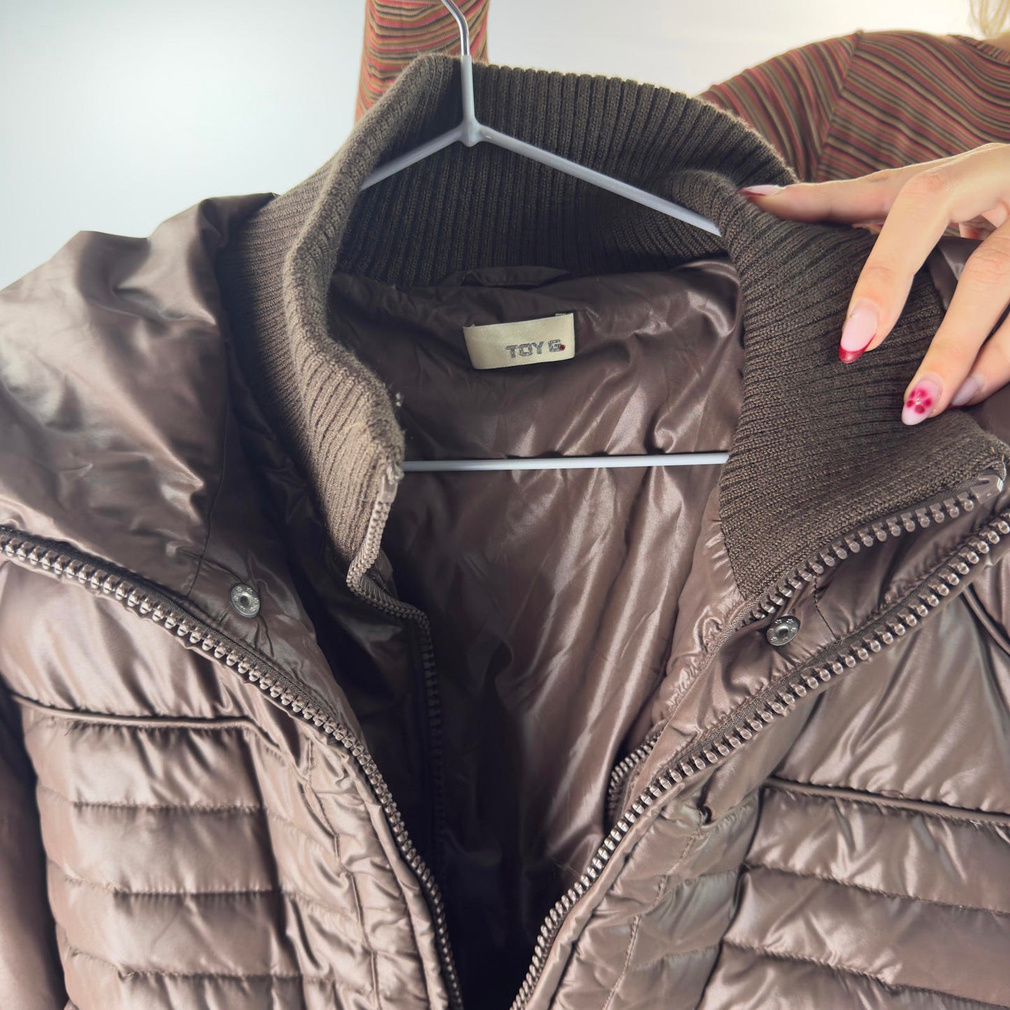 Toy G Brown Puffer Jacket - SIZE 12