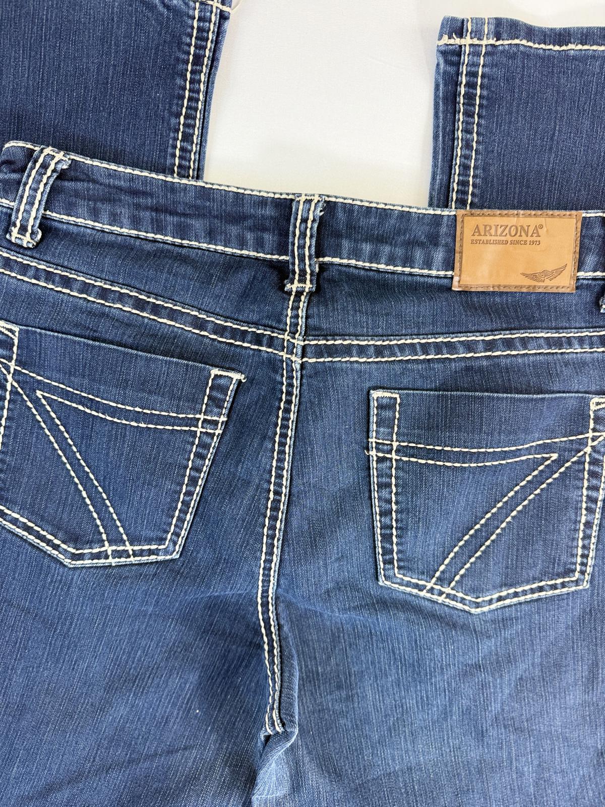 Arizona Women's Blue Denim Jeans- SIZE 14