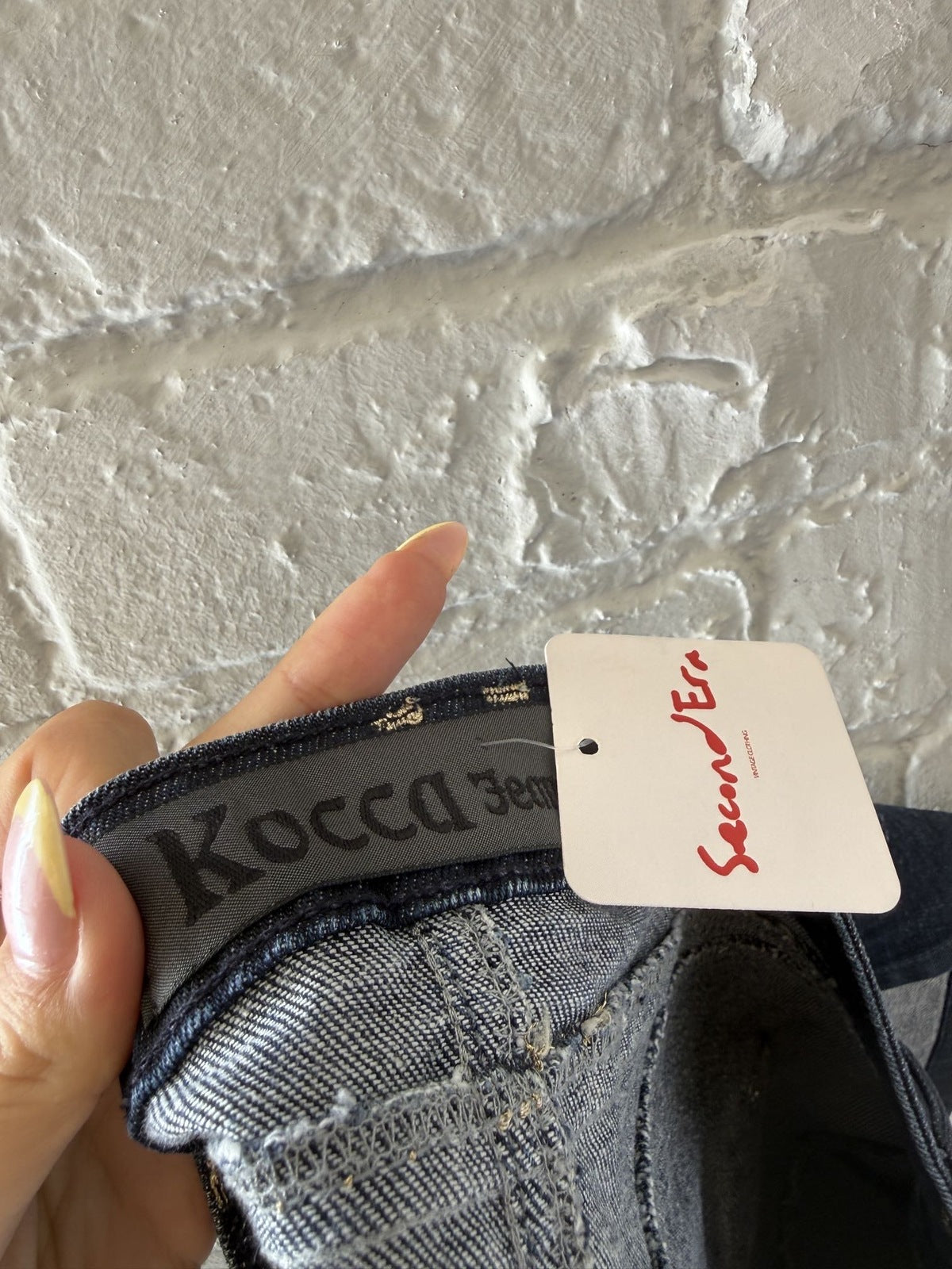 Kocca Jeans Dark Denim Mini Skirt