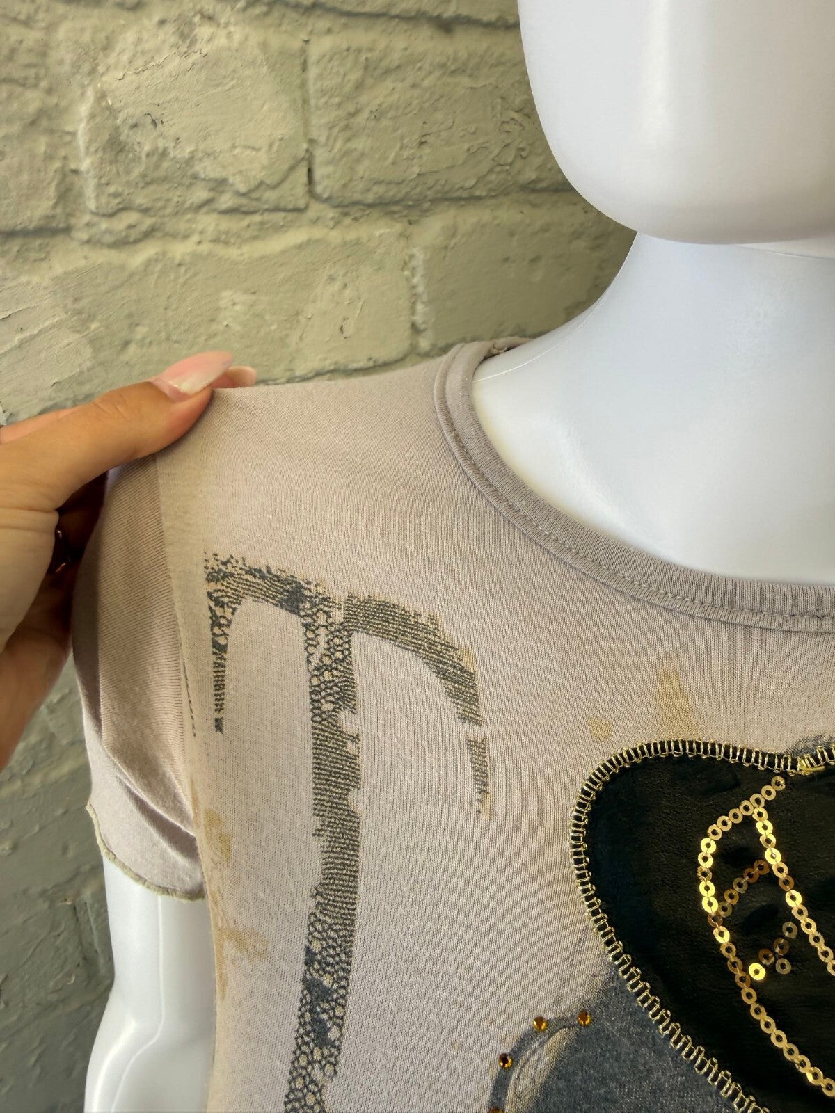 Taupe Graphic Short Sleeve T-Shirt