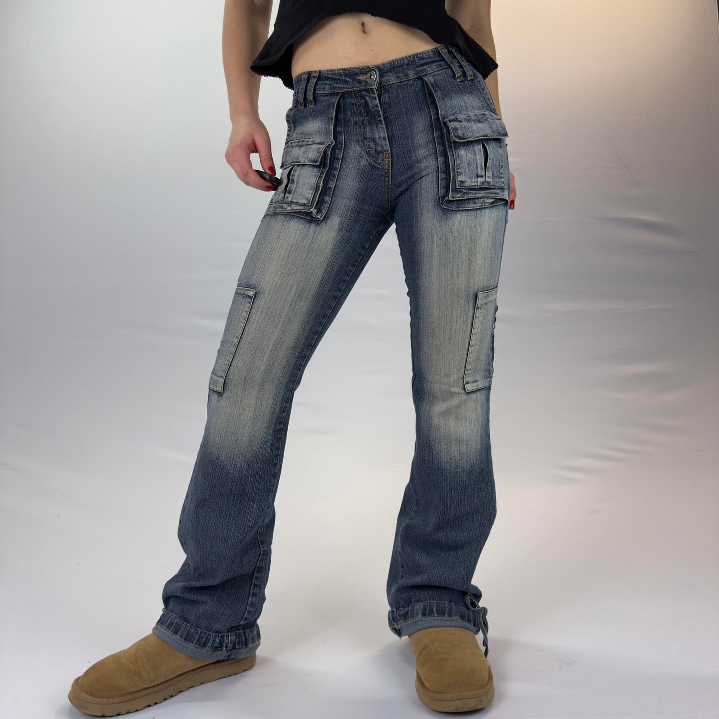 Women's Cargo Jeans- SIZE XS