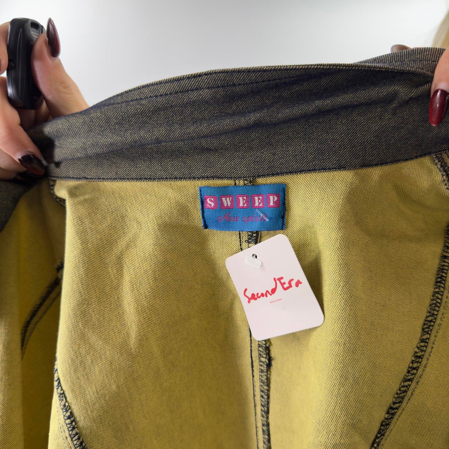 Y2K Fitted Zip-Up Jacket - Size S/M