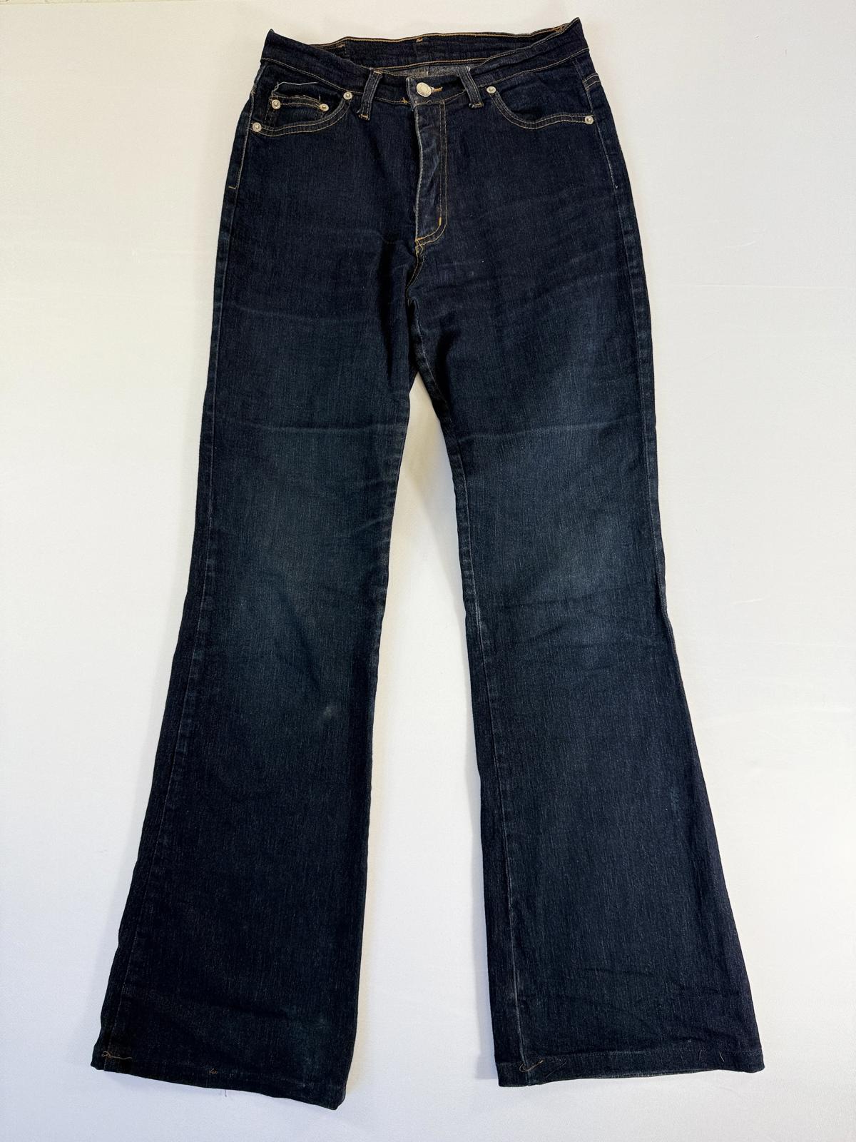 Colas Vintage Dark Blue Flared Leg Jeans- SIZE 10