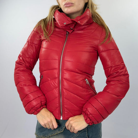 Miss Sixty Red Puffer Jacket- SIZE XS