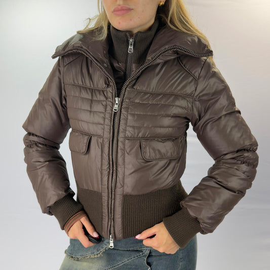 Toy G Brown Puffer Jacket - SIZE 12