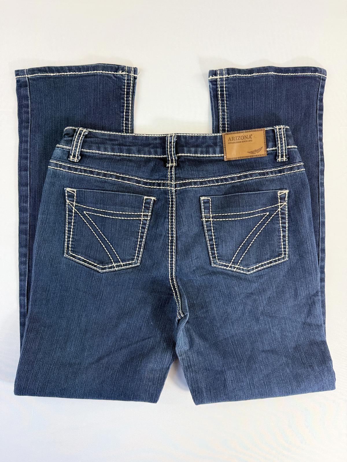 Arizona Women's Blue Denim Jeans- SIZE 14