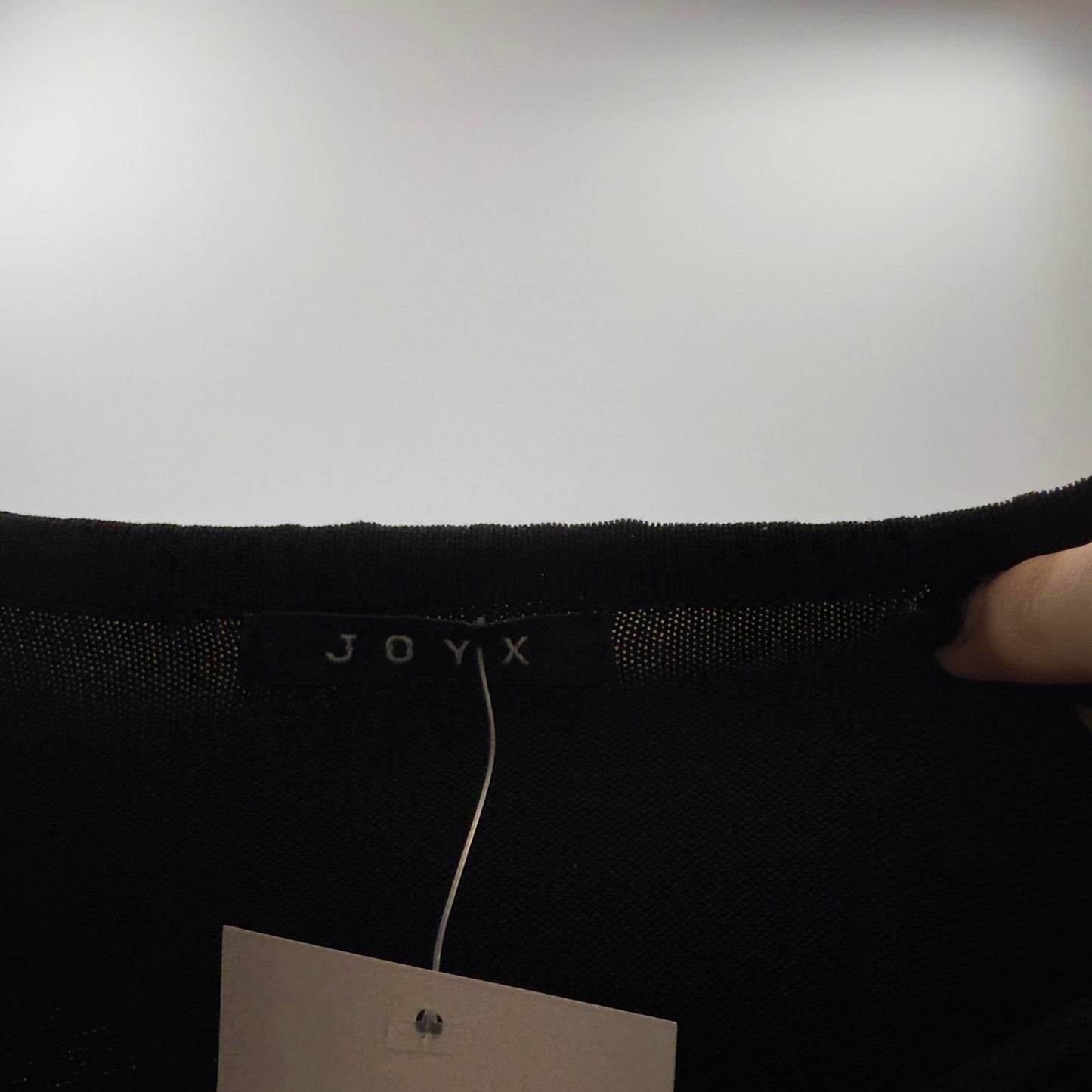 Joyx Black Cold Shoulder Long Sleeve Knit- SIZE S