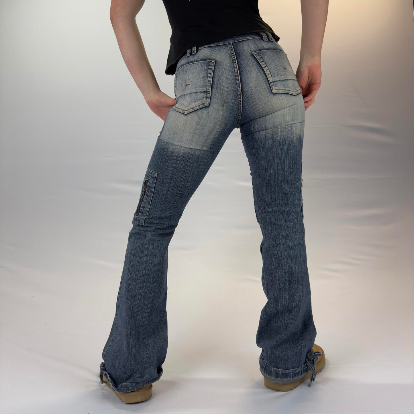 Women's Cargo Jeans- SIZE XS