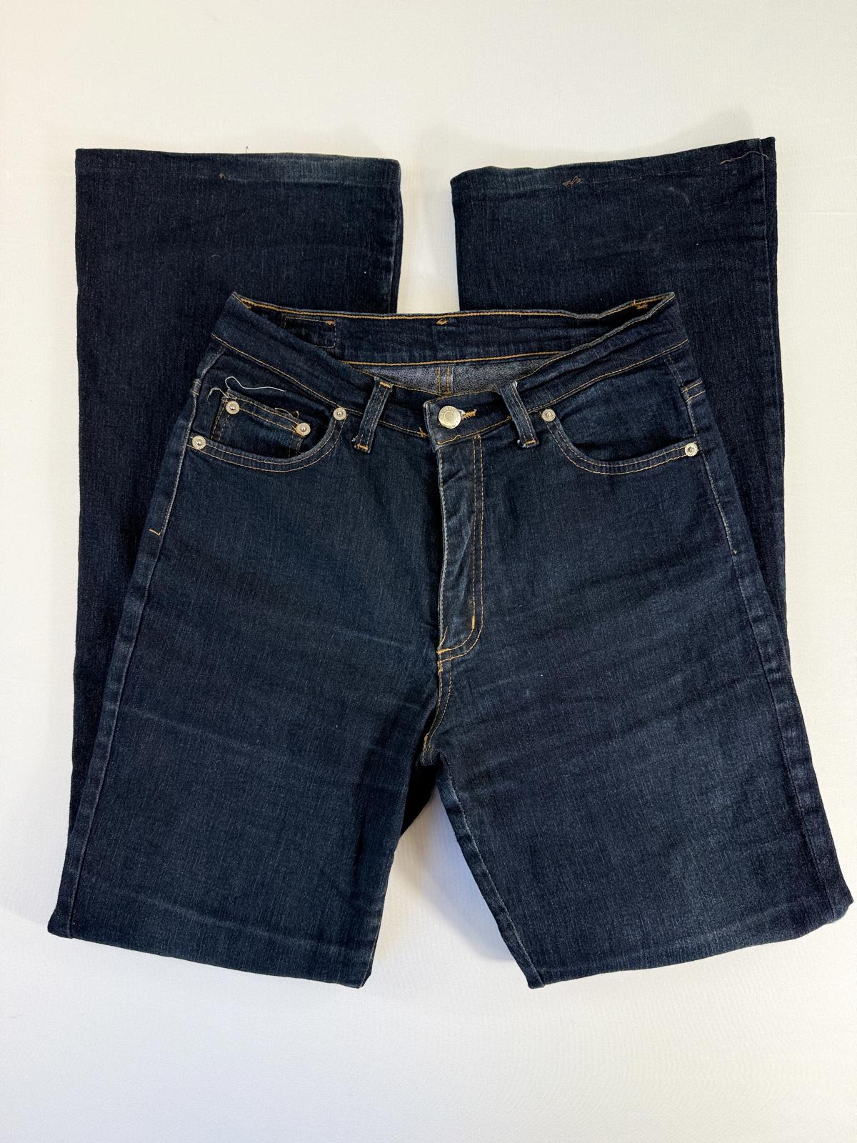 Colas Vintage Dark Blue Flared Leg Jeans- SIZE 10