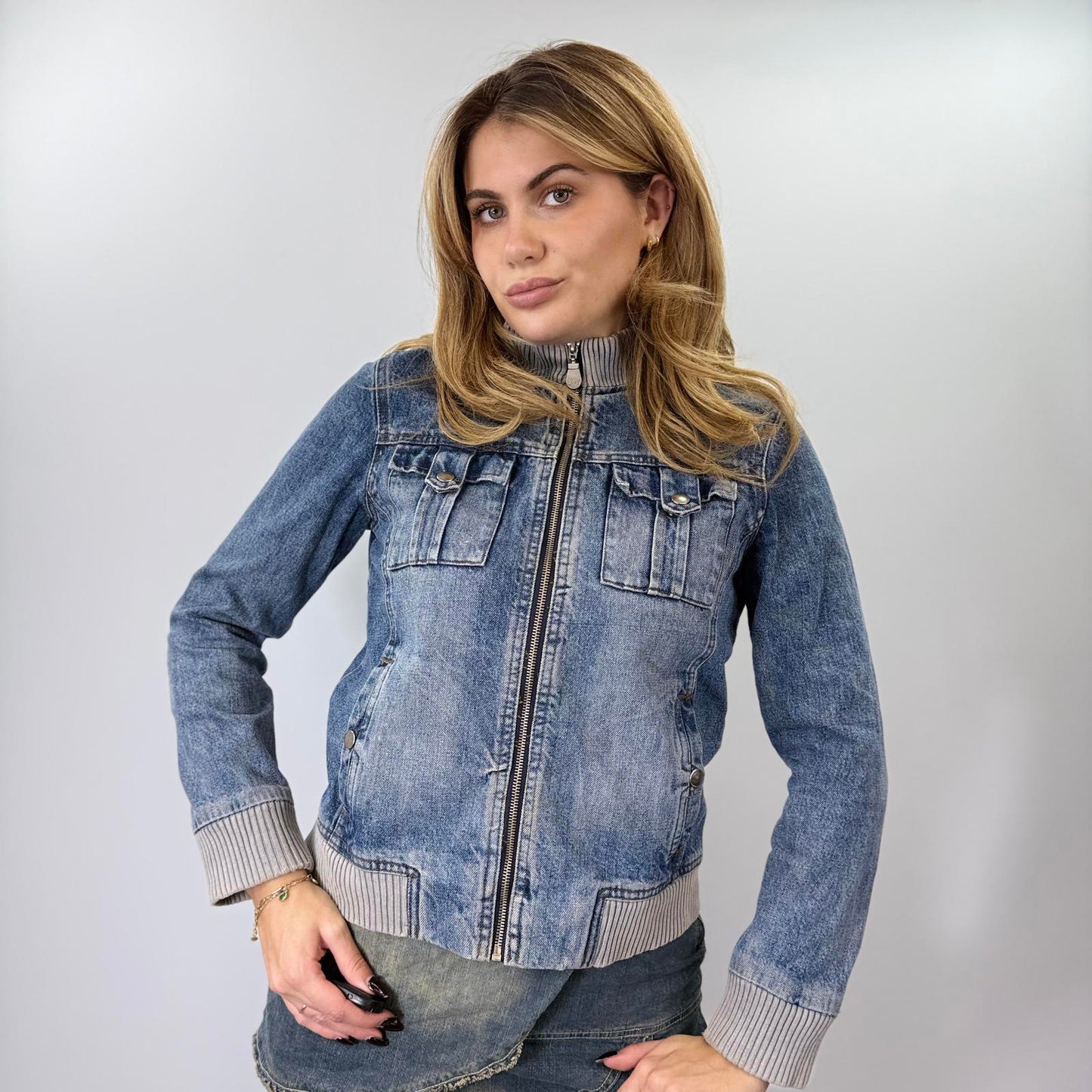 XY Jeans Women's Denim Jacket - Size S/M