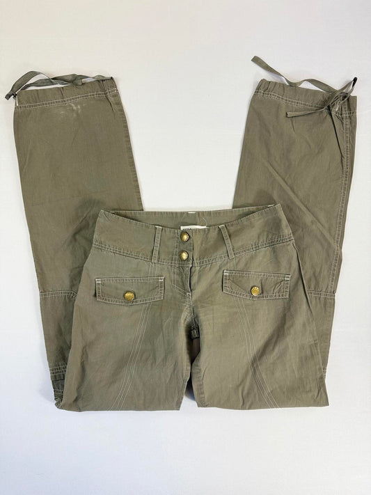 Terranova Khaki Cargo Trousers - SIZE XS