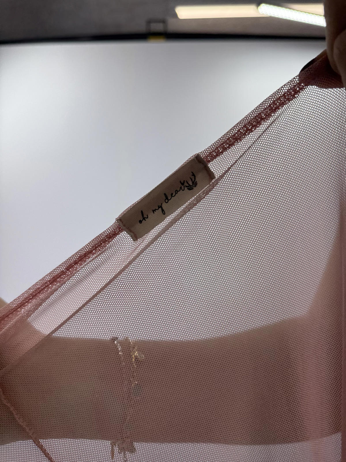 Oh My Dear Pink Tie Dye Long Sleeve Fairy Top - SIZE M