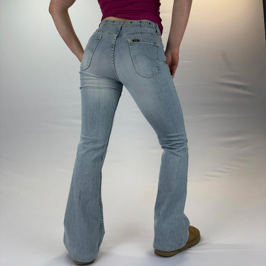 Lee Light Blue Women's Flare Jeans- SIZE XS/S