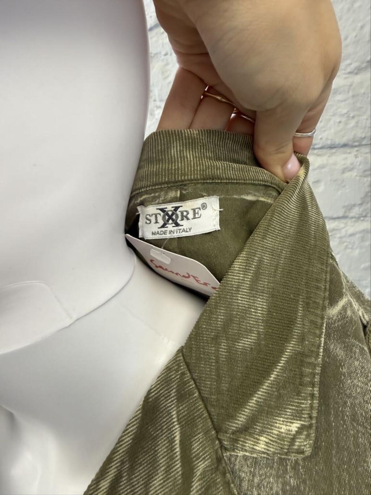 Store X Olive Green Corduroy Blazer Jacket