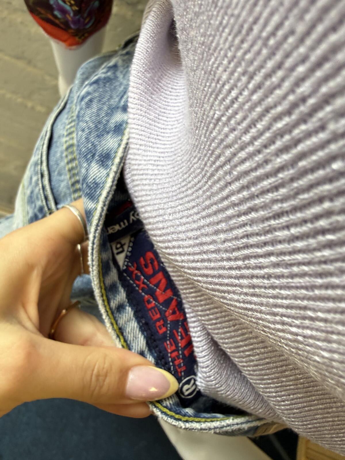 Blue Denim Mini Skirt