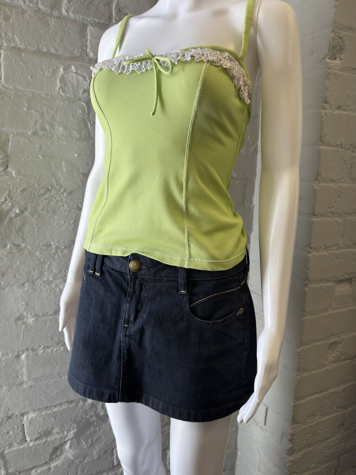 Kocca Jeans Dark Denim Mini Skirt