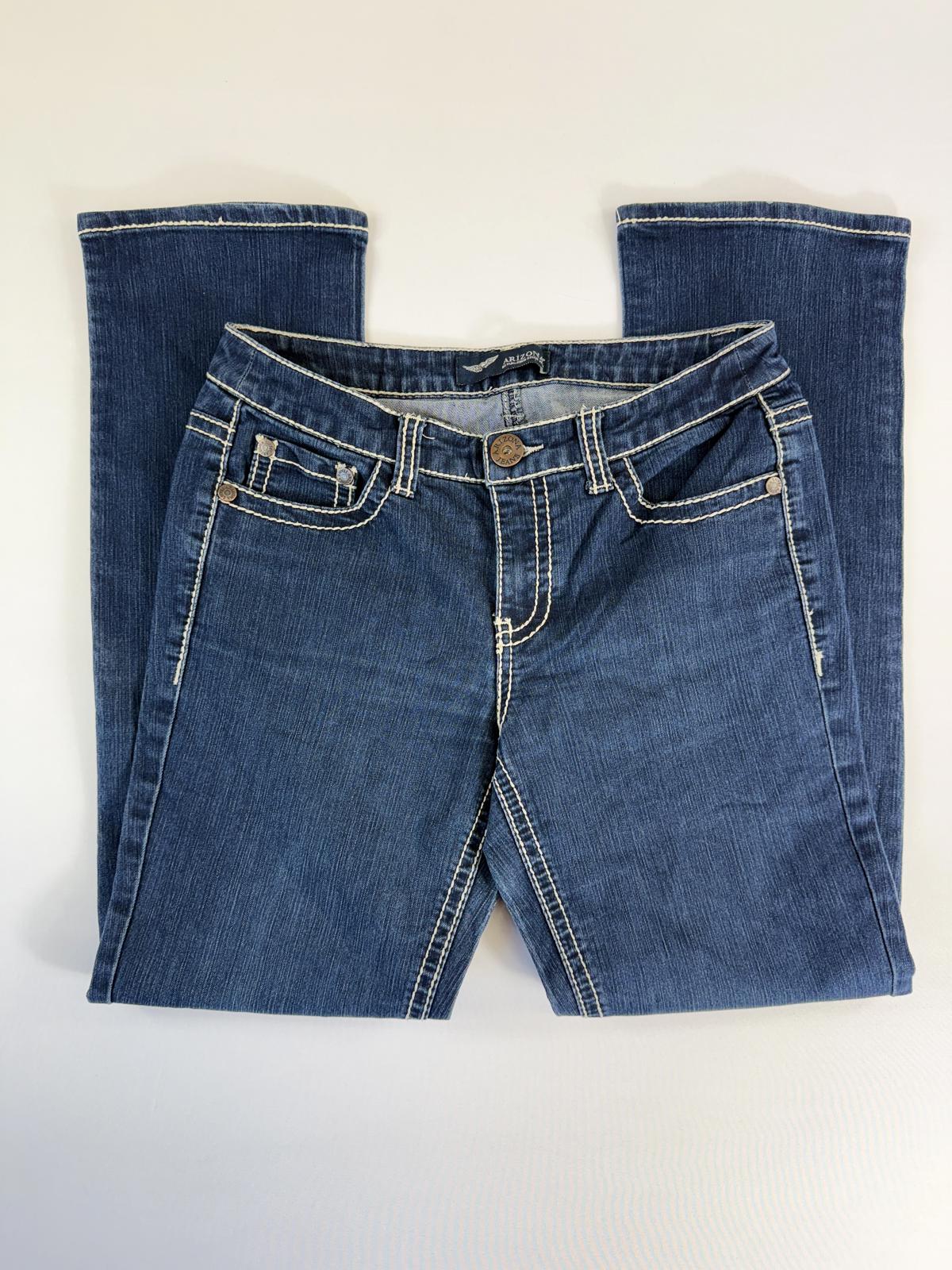 Arizona Women's Blue Denim Jeans- SIZE 14