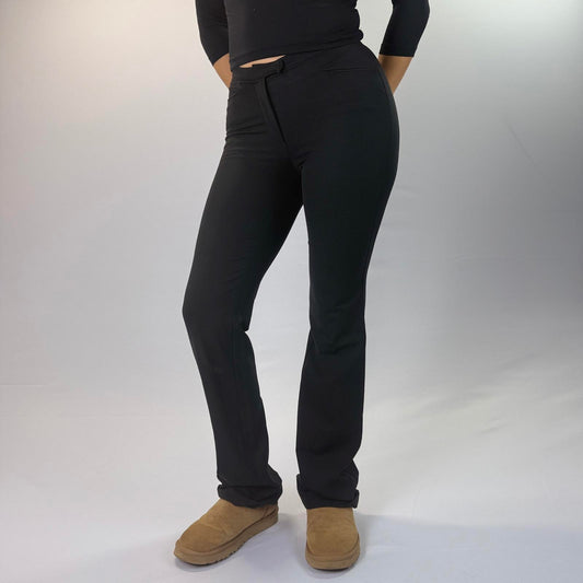 Max & Co. Black Women's Classic Straight Leg Trousers- SIZE 8