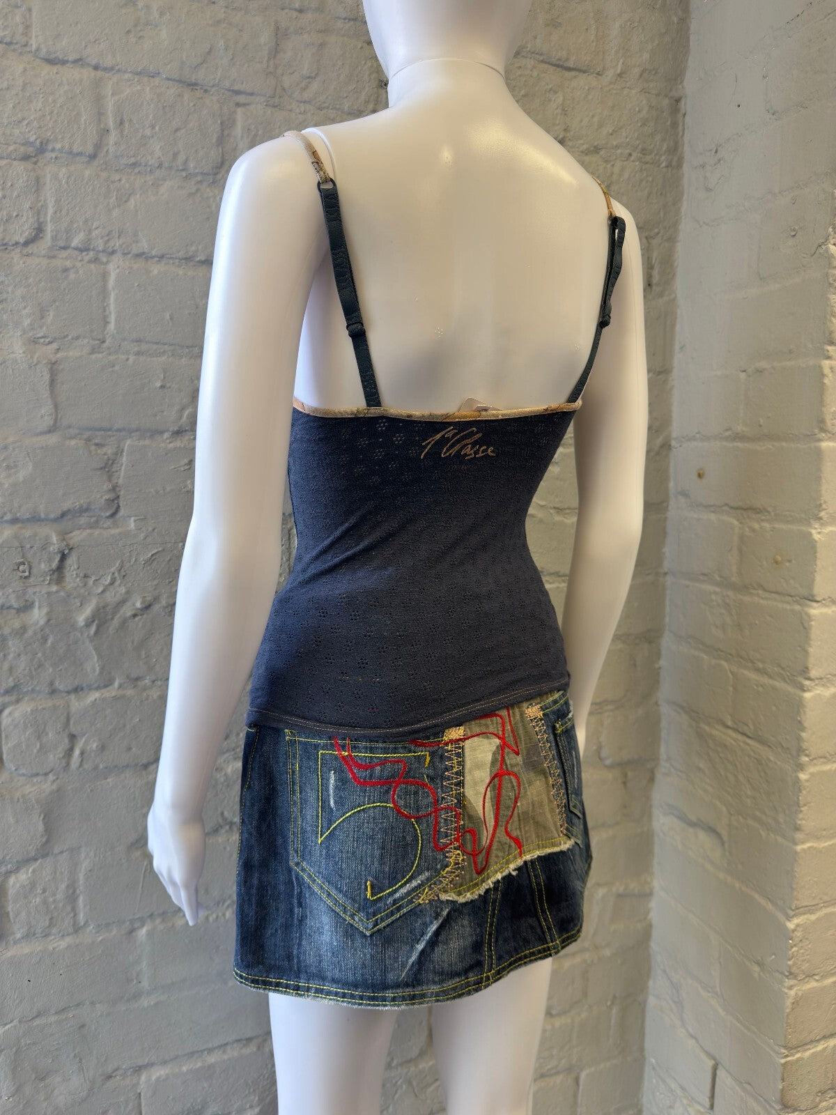 Navy Blue Spaghetti Strap Top
