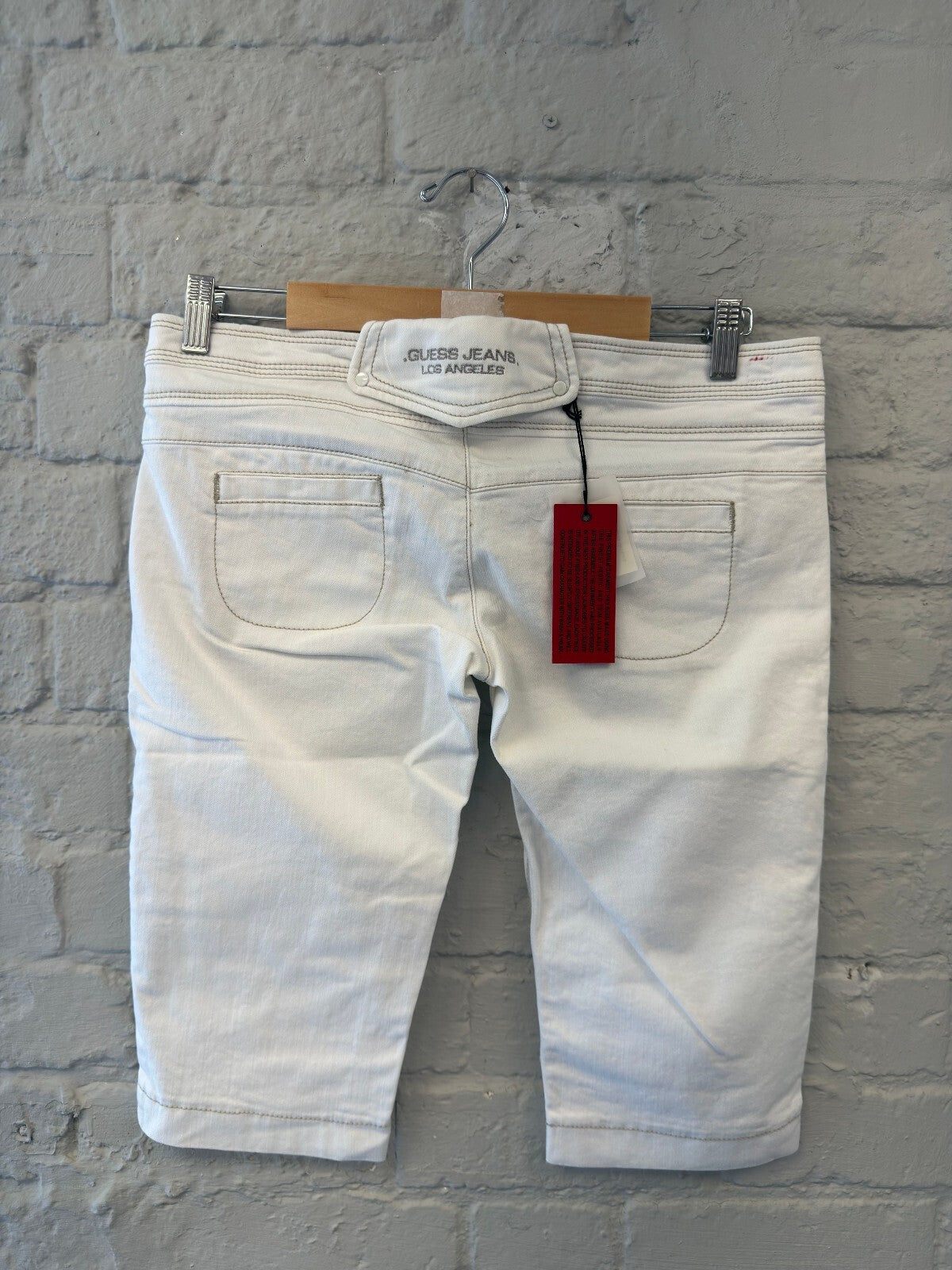 Guess White Denim Capri Jeans