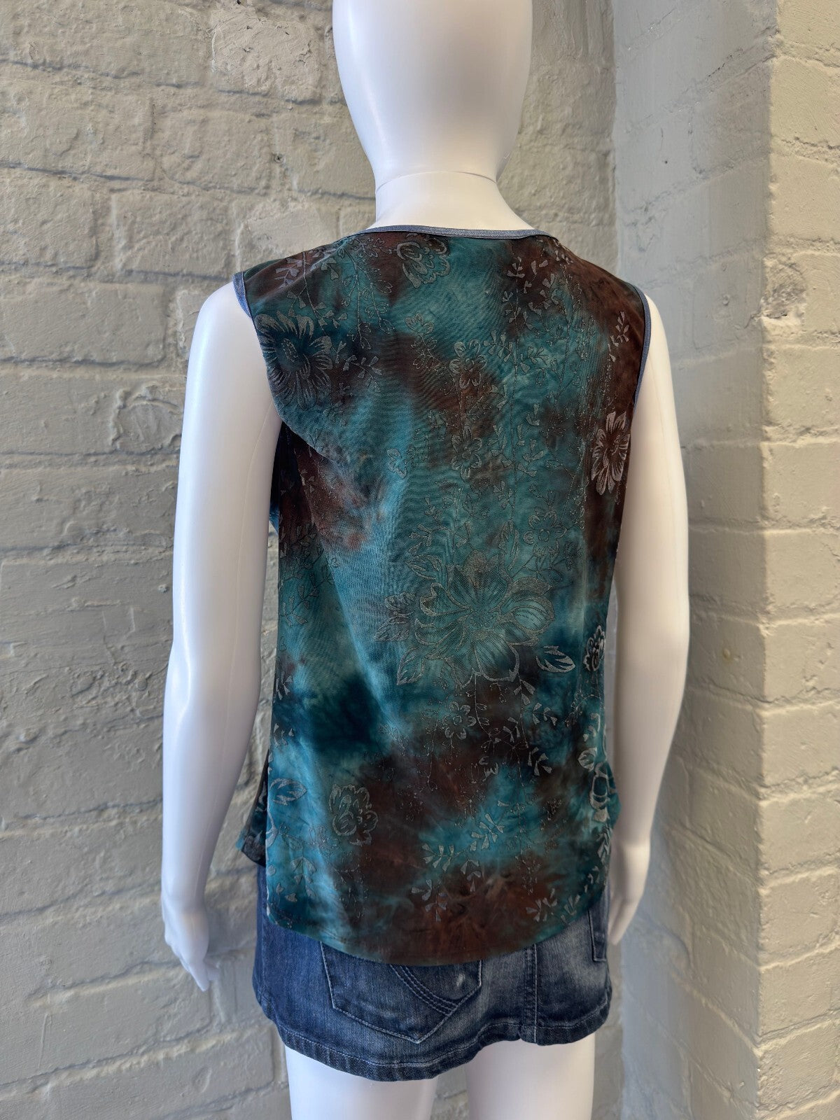 Earthy Mesh Tank top