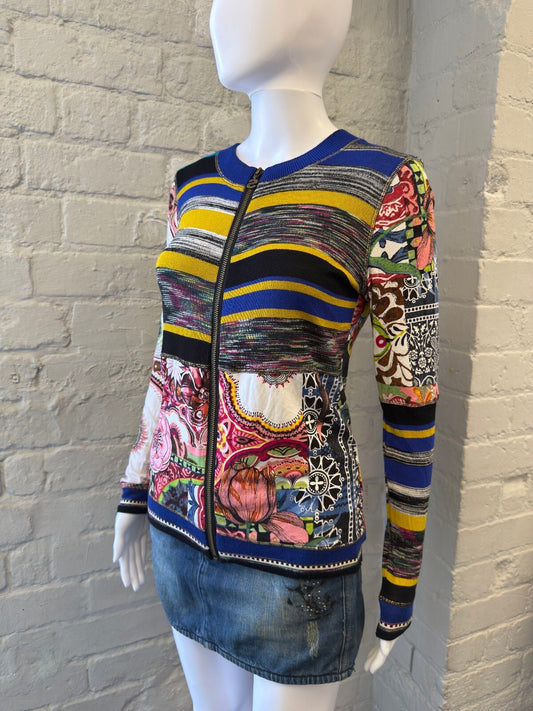 Desigual Multicolour Patterned Zip-Up
