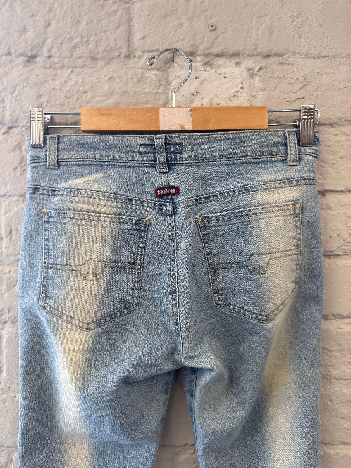 Killah Miss Sixty Light Wash Flared Jeans