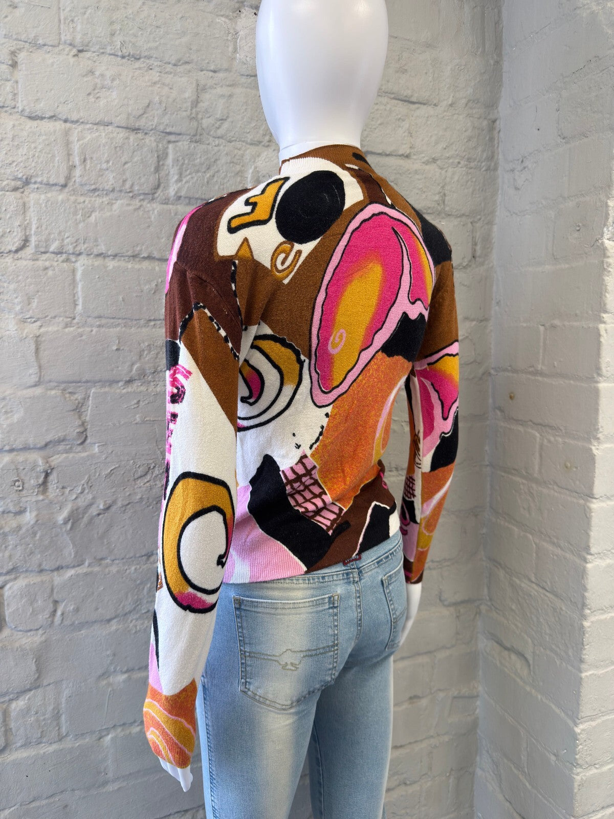 Vintage Multicolour Graphic Knit