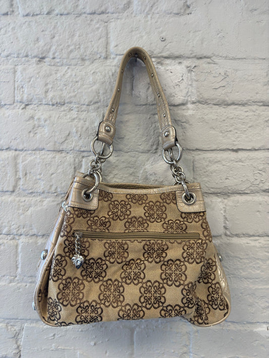 Kathy Zeeland Brown Patterned Handbag