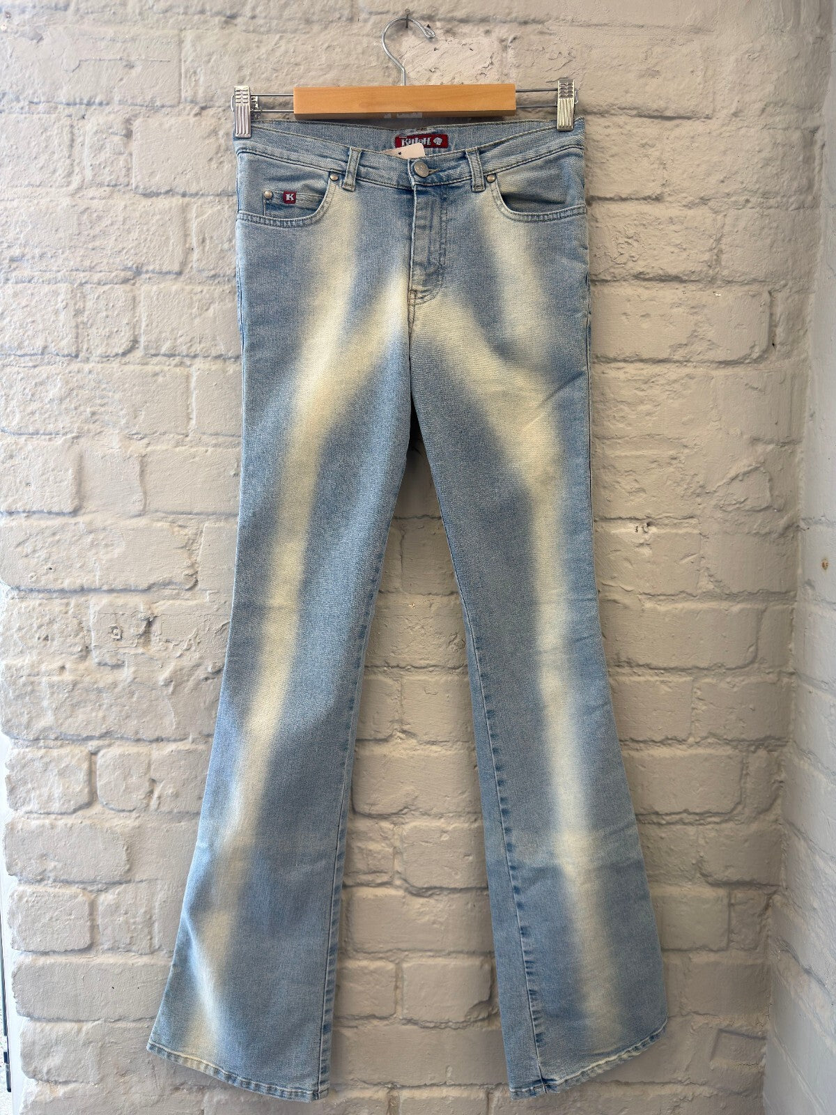 Killah Miss Sixty Light Wash Flared Jeans
