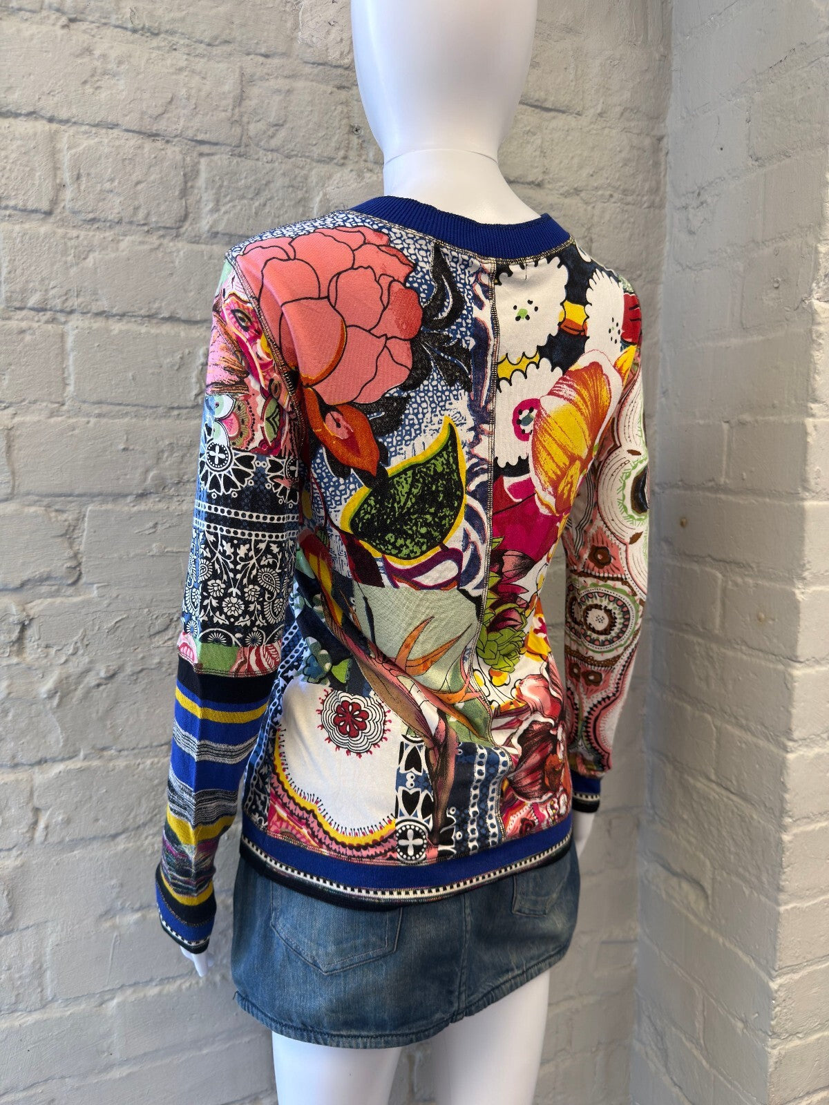 Desigual Multicolour Patterned Zip-Up