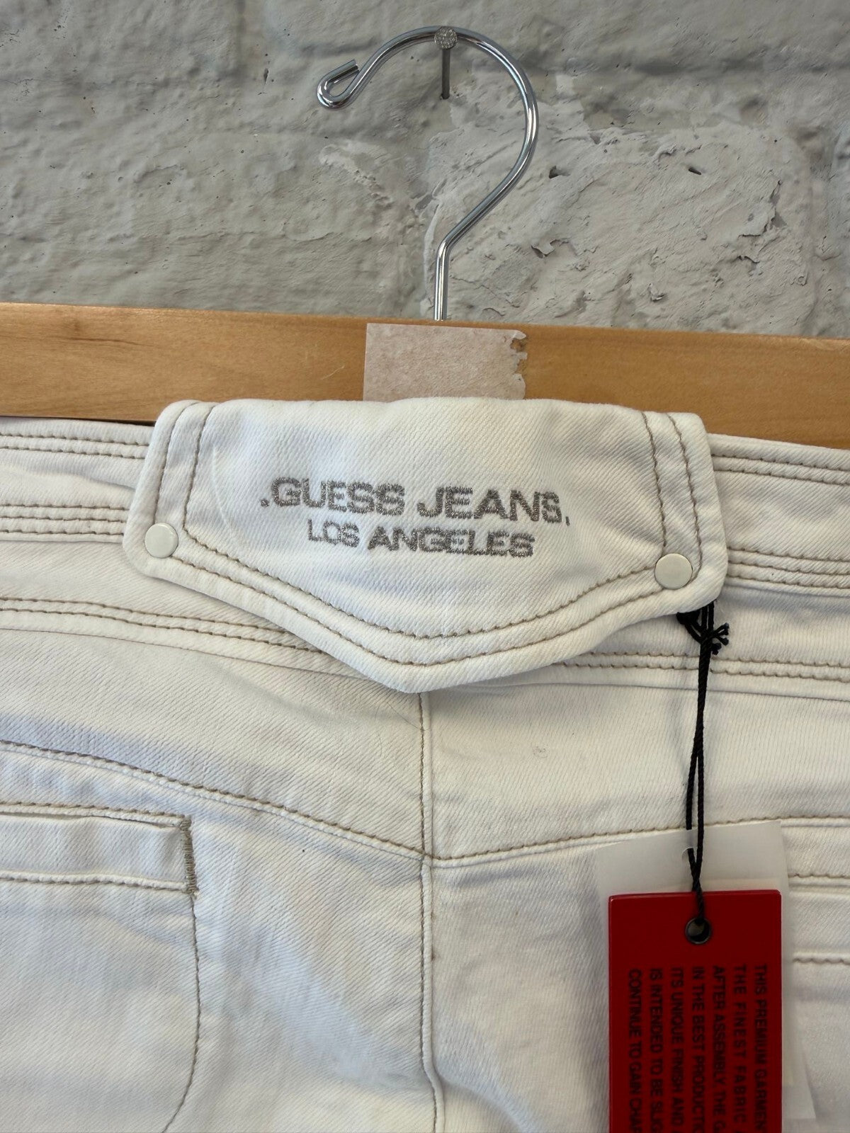Guess White Denim Capri Jeans