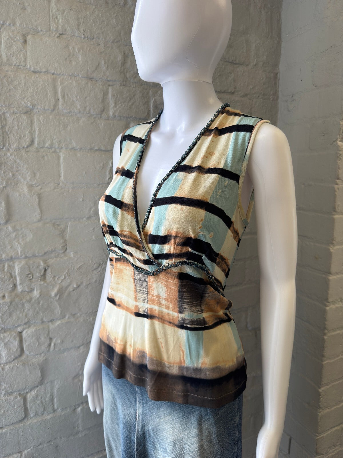 Italian Abstract Tank Top