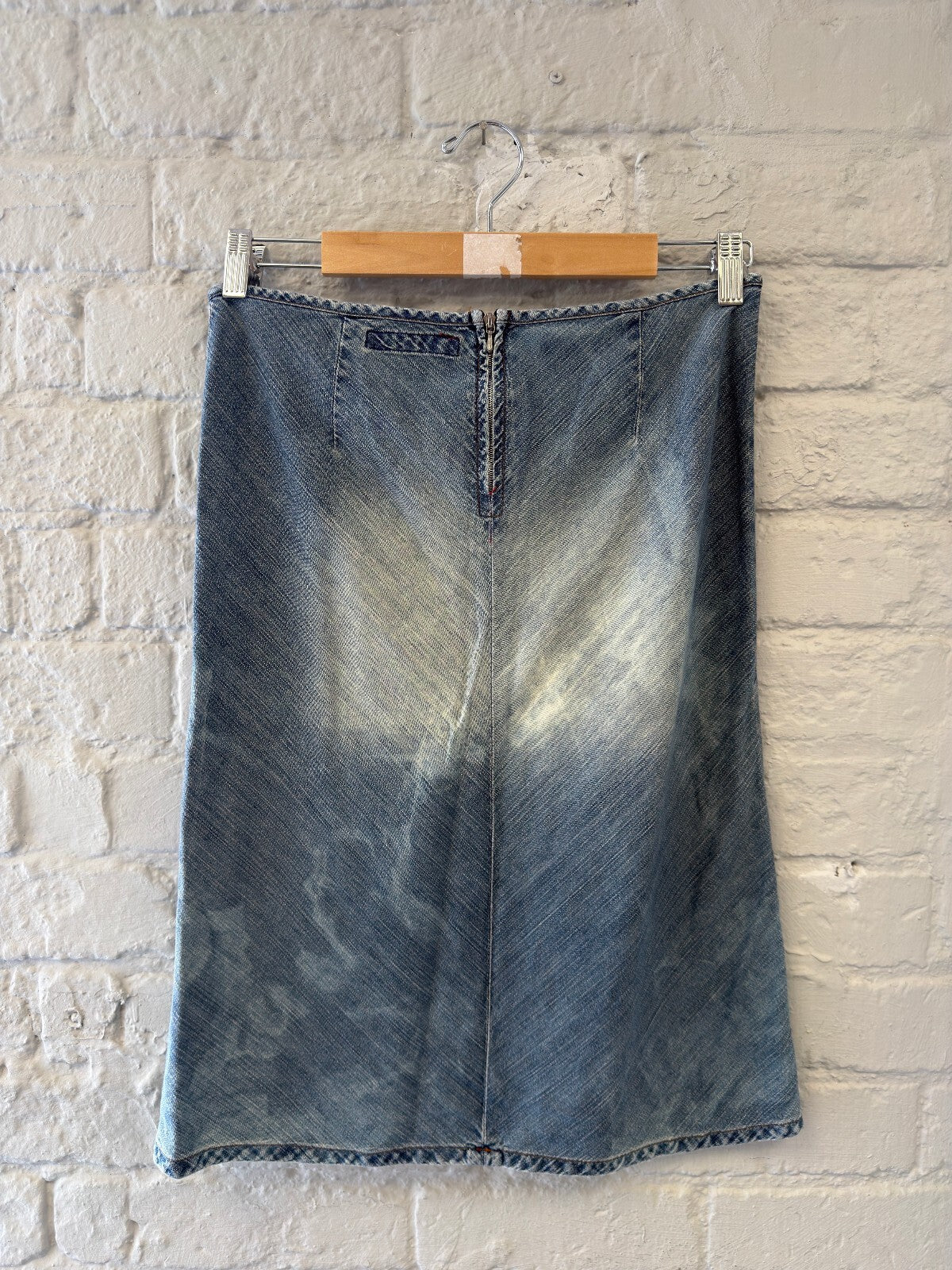 Miss Sixty Vintage Denim Midi Skirt