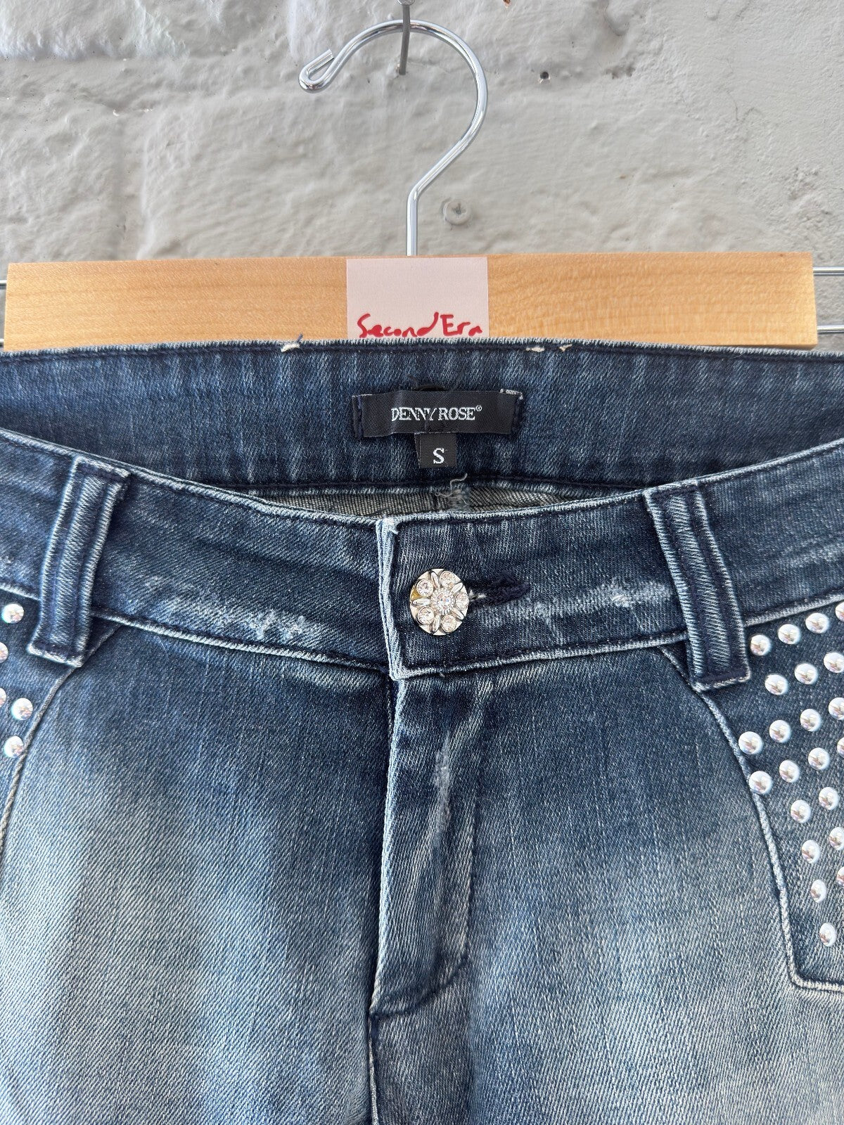 Denny Rose Studded Skinny Jeans