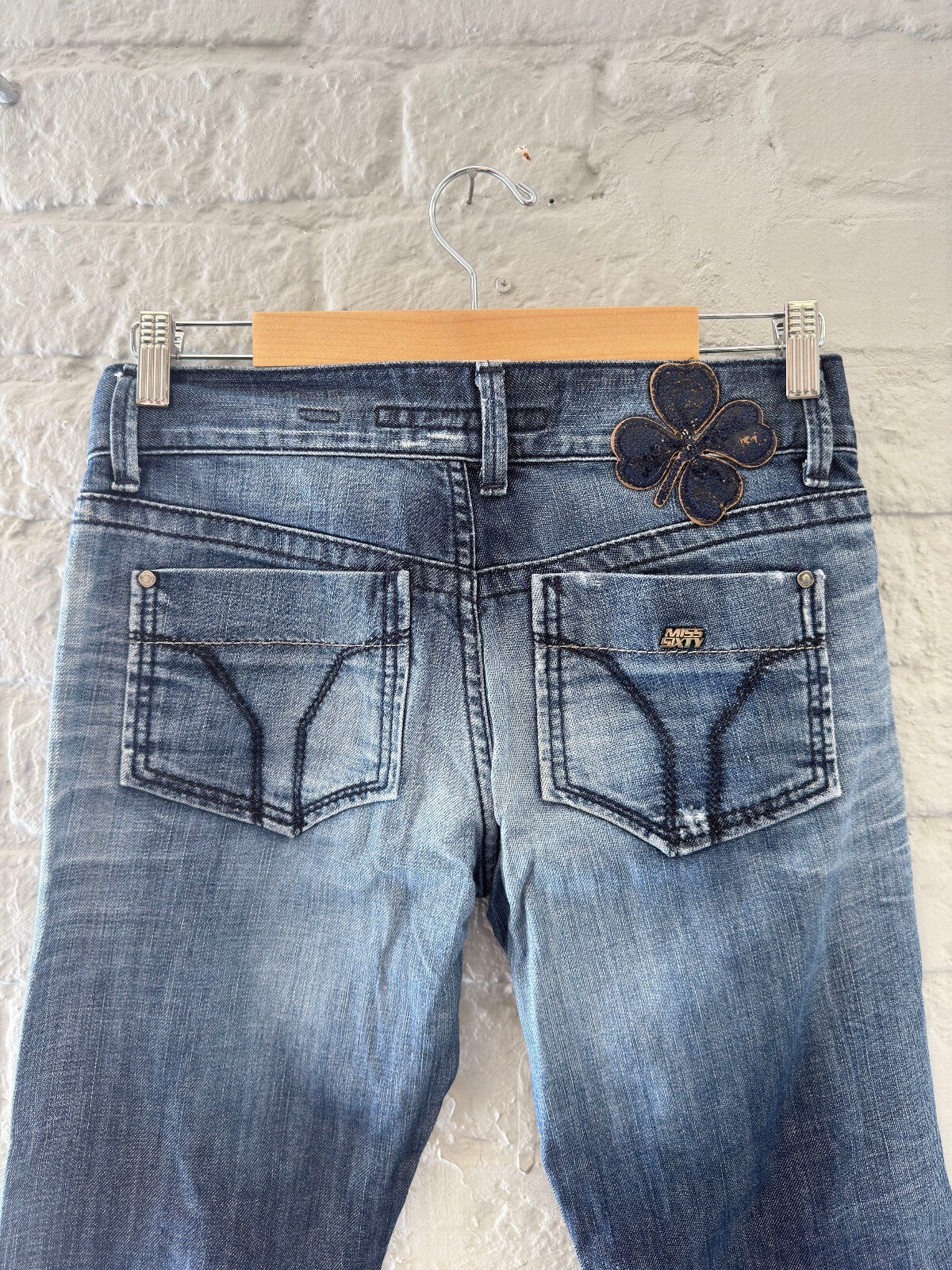 Miss Sixty Straight Leg Blue Denim Jeans