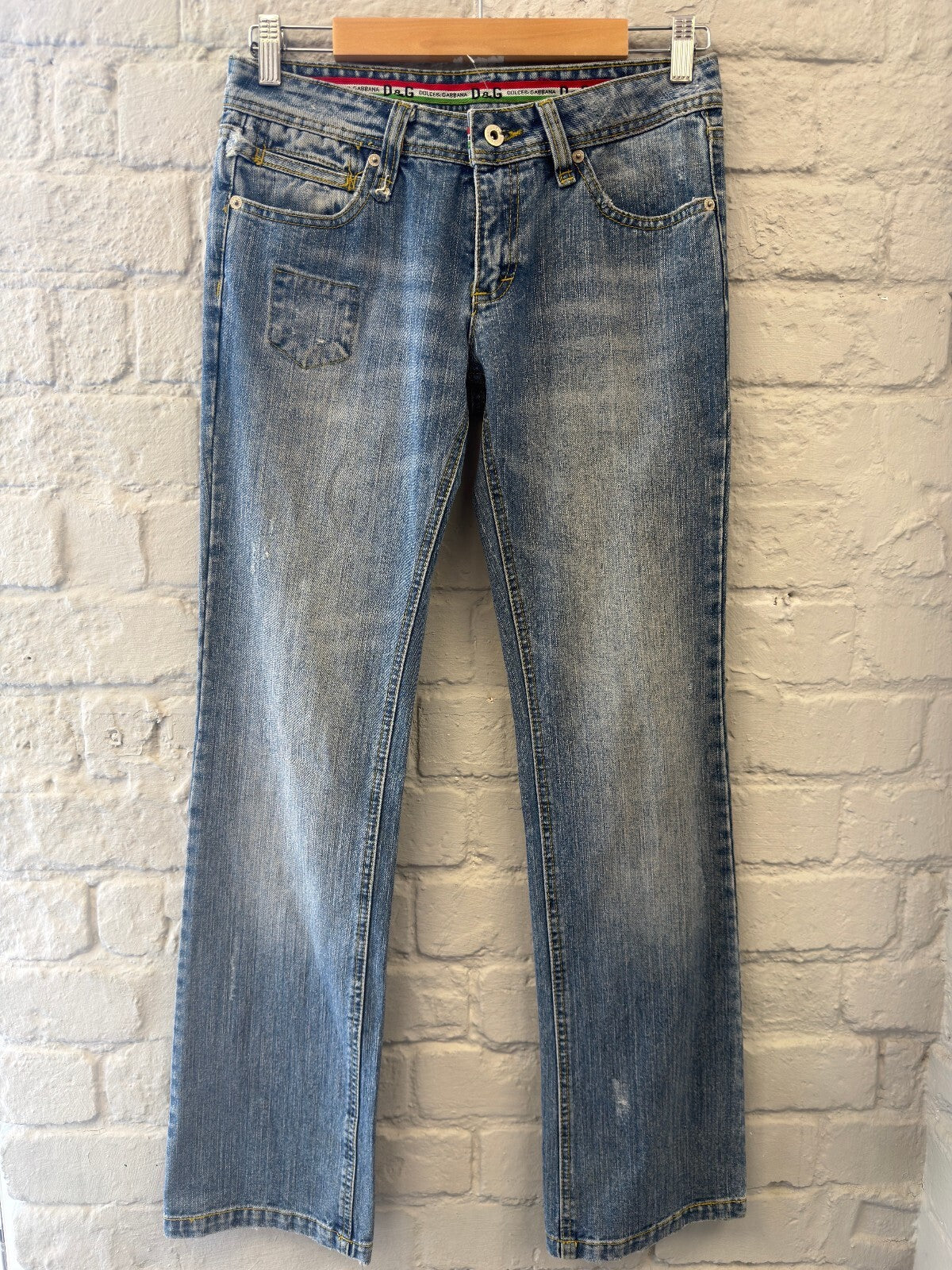 Dolce & Gabbana Vintage Light Wash Denim Jeans