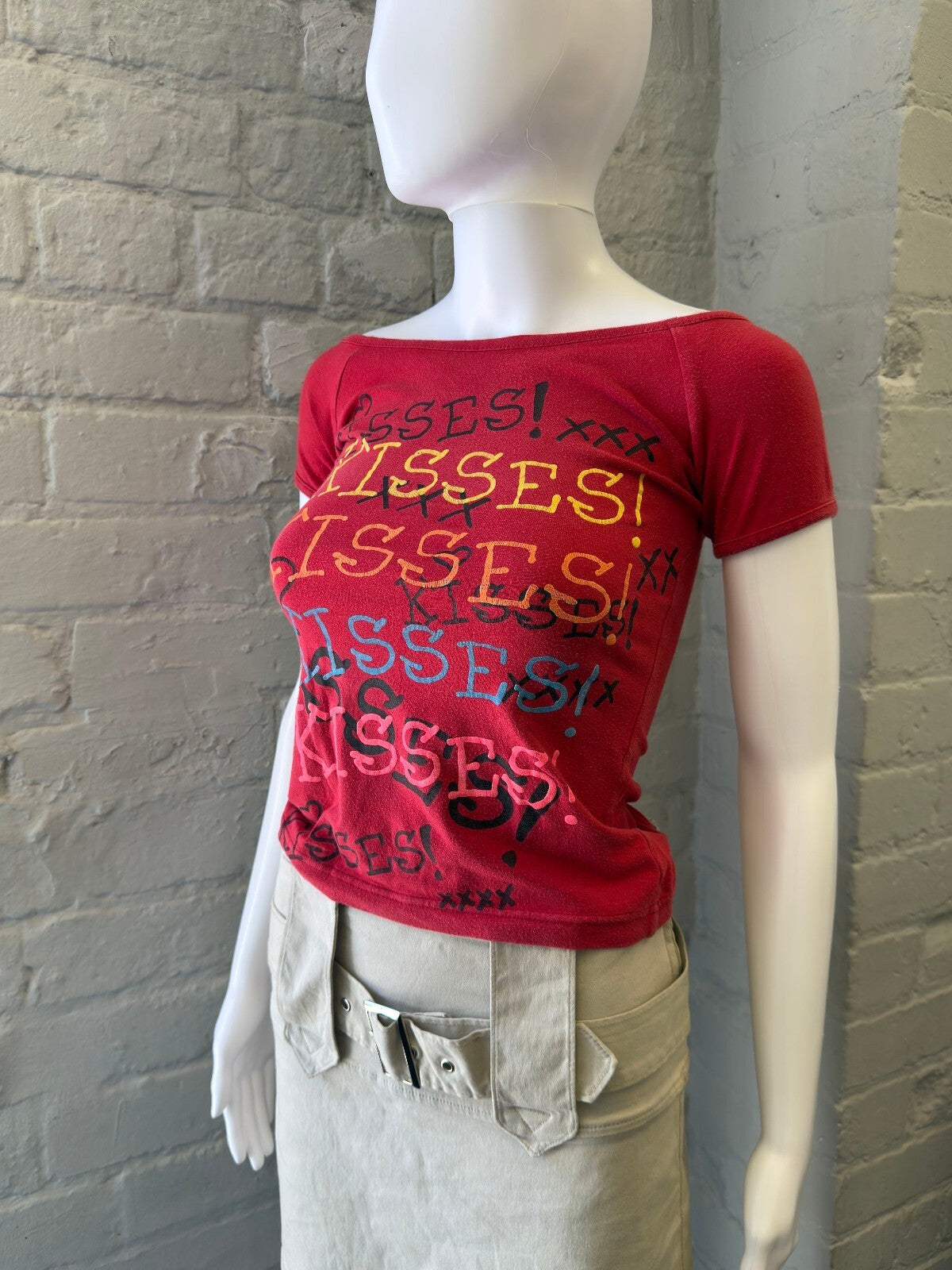 Kisses Red Baby Tee
