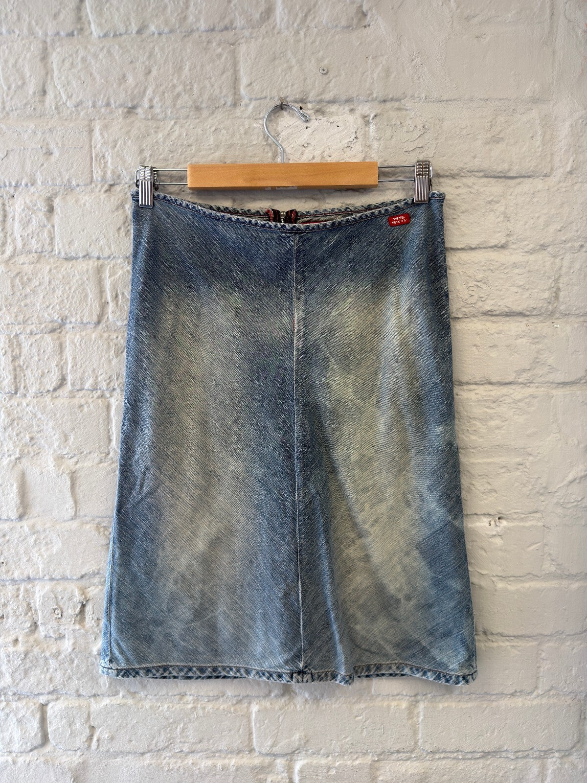 Miss Sixty Vintage Denim Midi Skirt