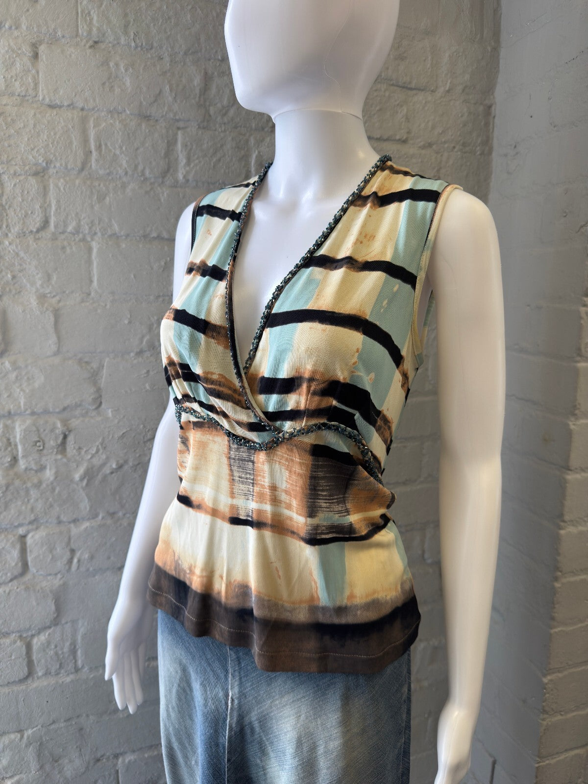 Italian Abstract Tank Top