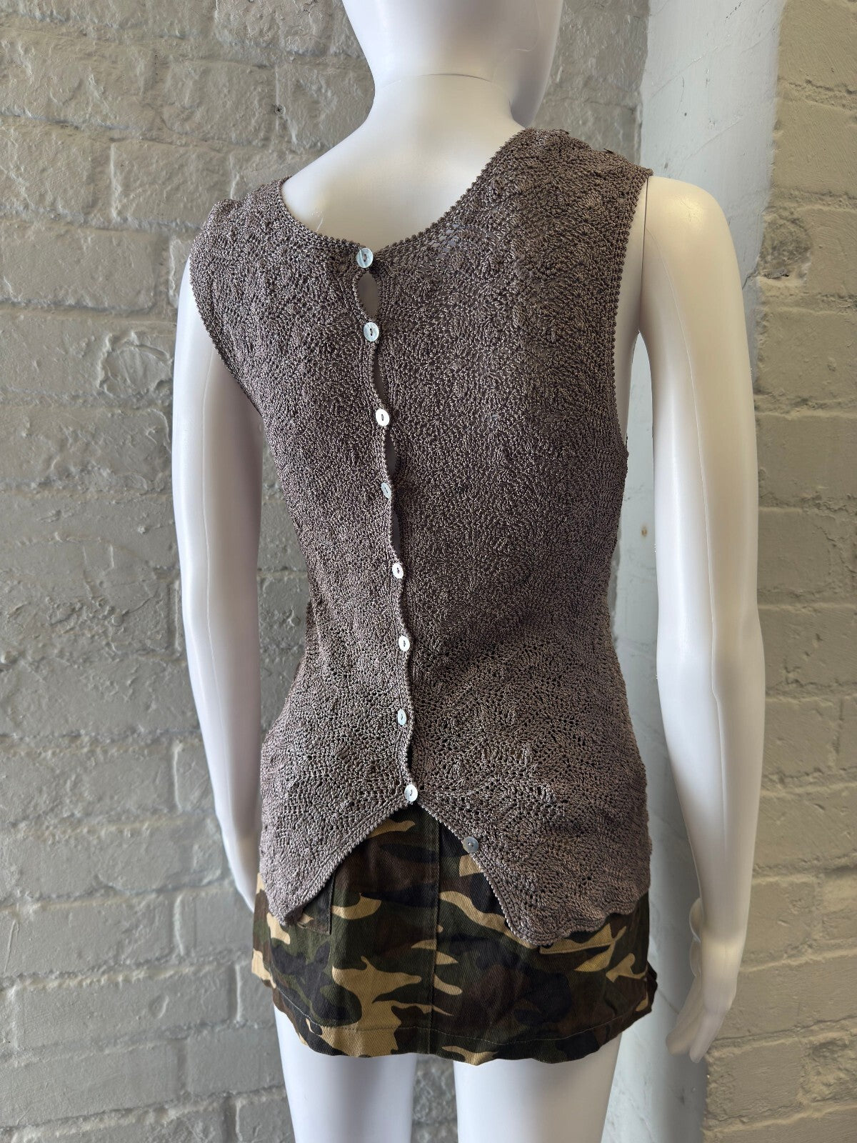 WillSmith Grey Knit Top with Sequins