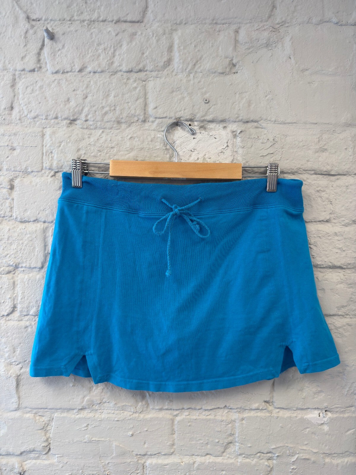 Blue Tropical Print Skort