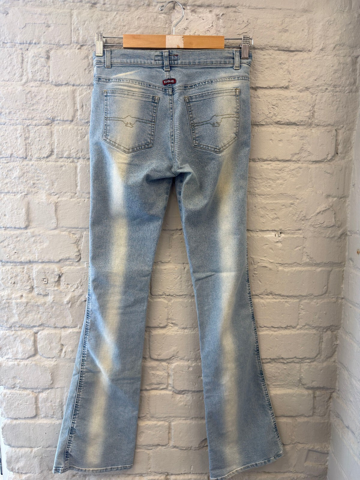 Killah Miss Sixty Light Wash Flared Jeans