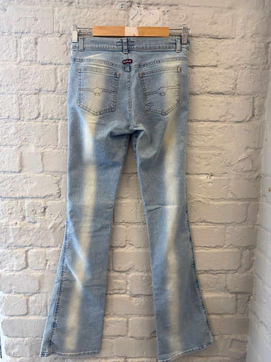 Killah Miss Sixty Light Wash Flared Jeans