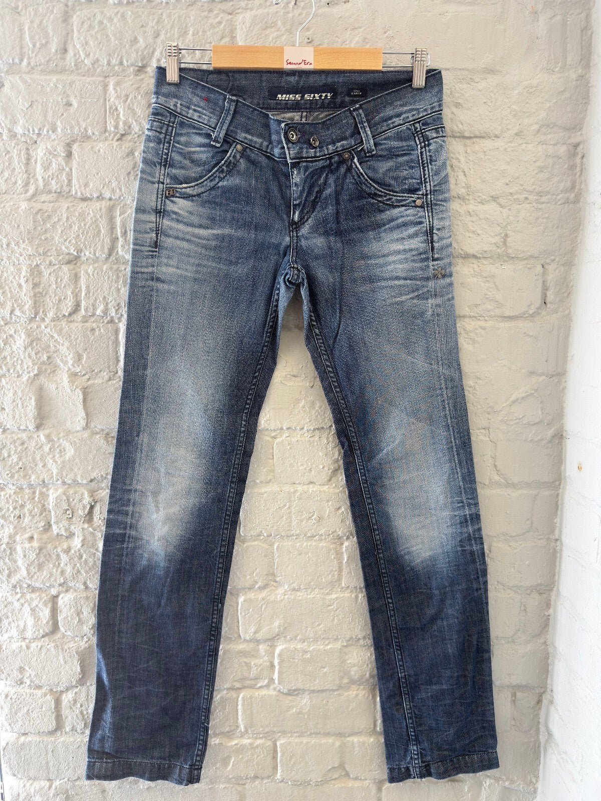 Miss Sixty Straight Leg Blue Denim Jeans