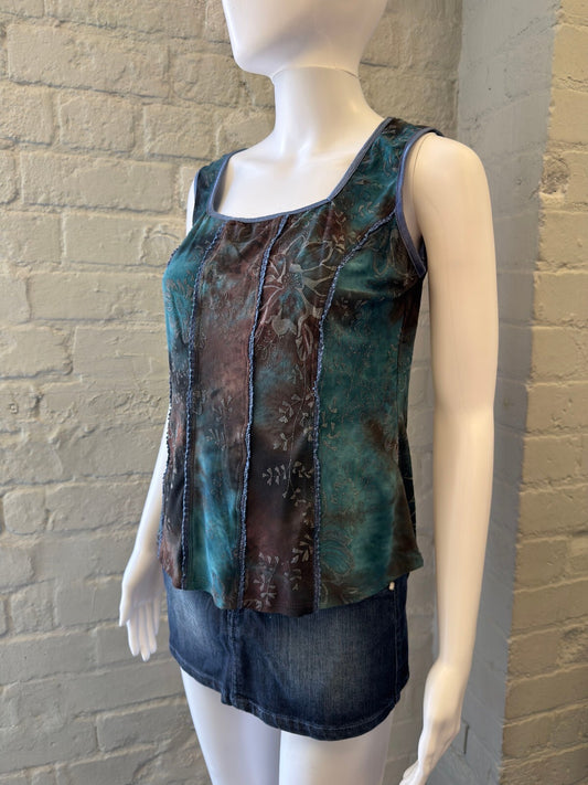 Earthy Mesh Tank top