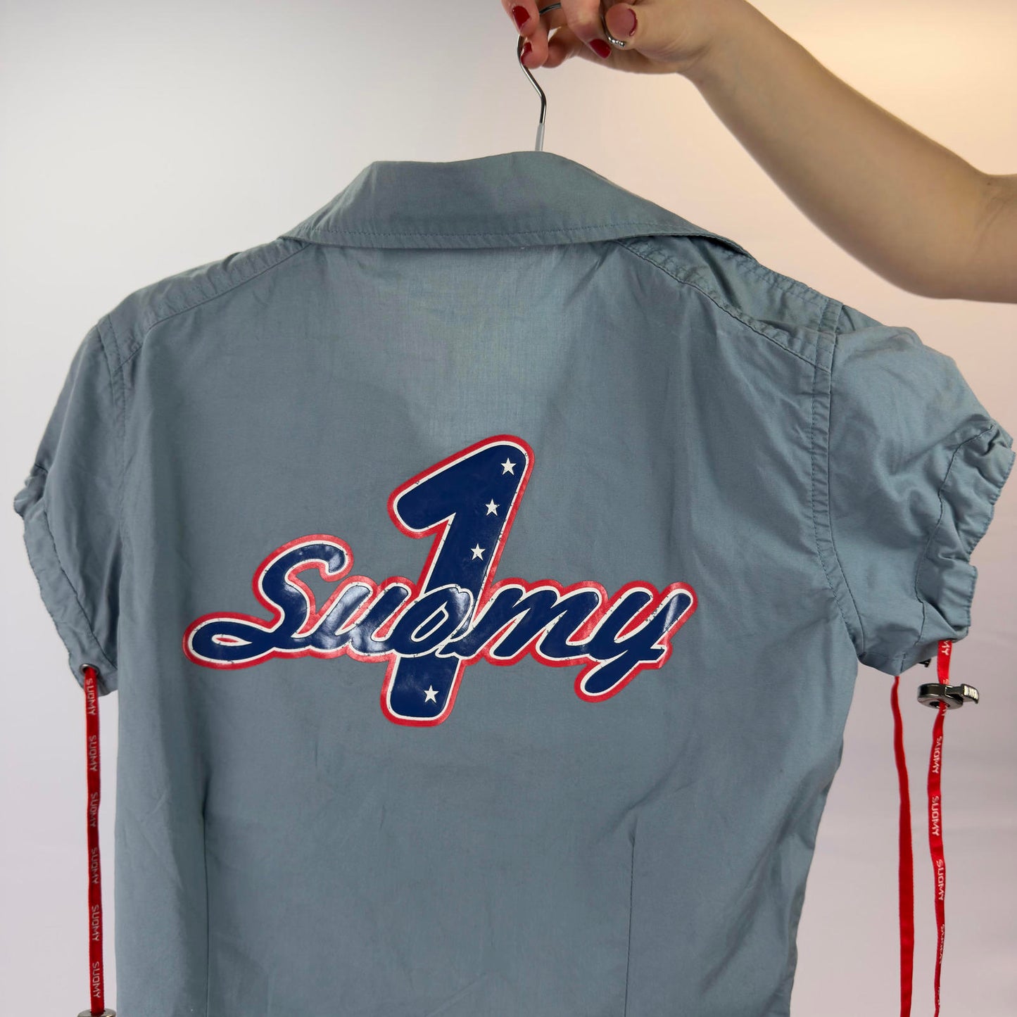 Suomy Short Sleeve Button-Up Shirt- SIZE S