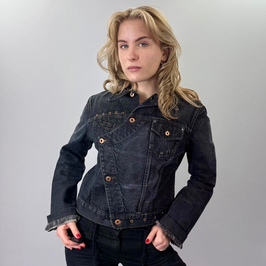 Phard Black Denim Jacket- SIZE S