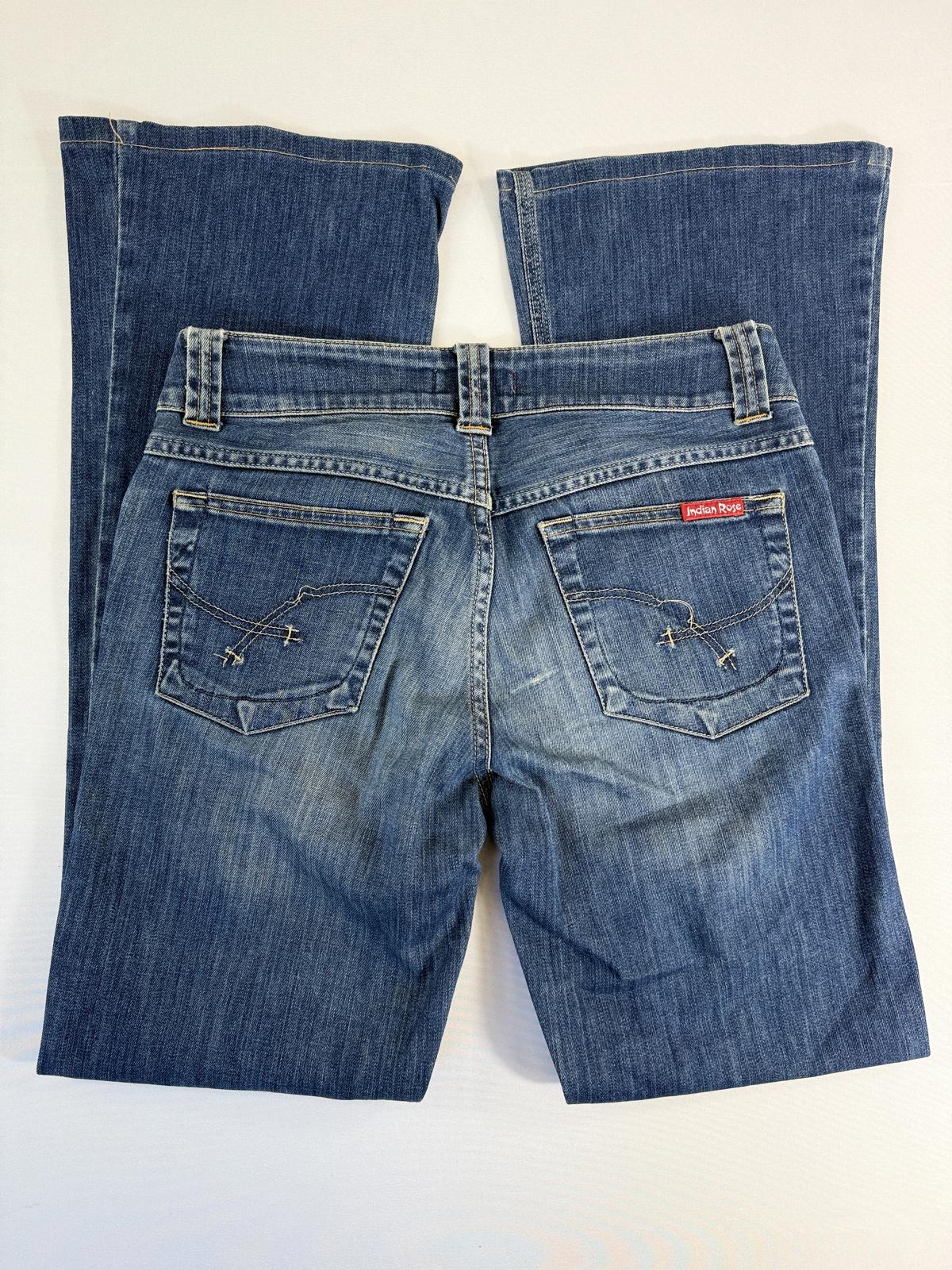 Indian Rose Women's Flare Jeans Blue Denim- SIZE 8