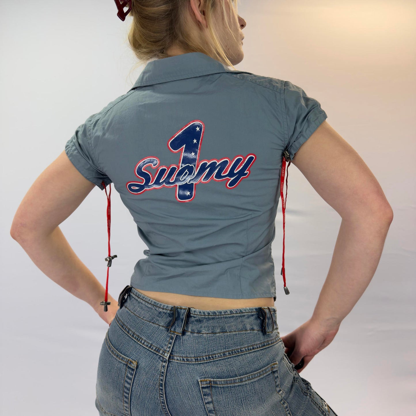 Suomy Short Sleeve Button-Up Shirt- SIZE S